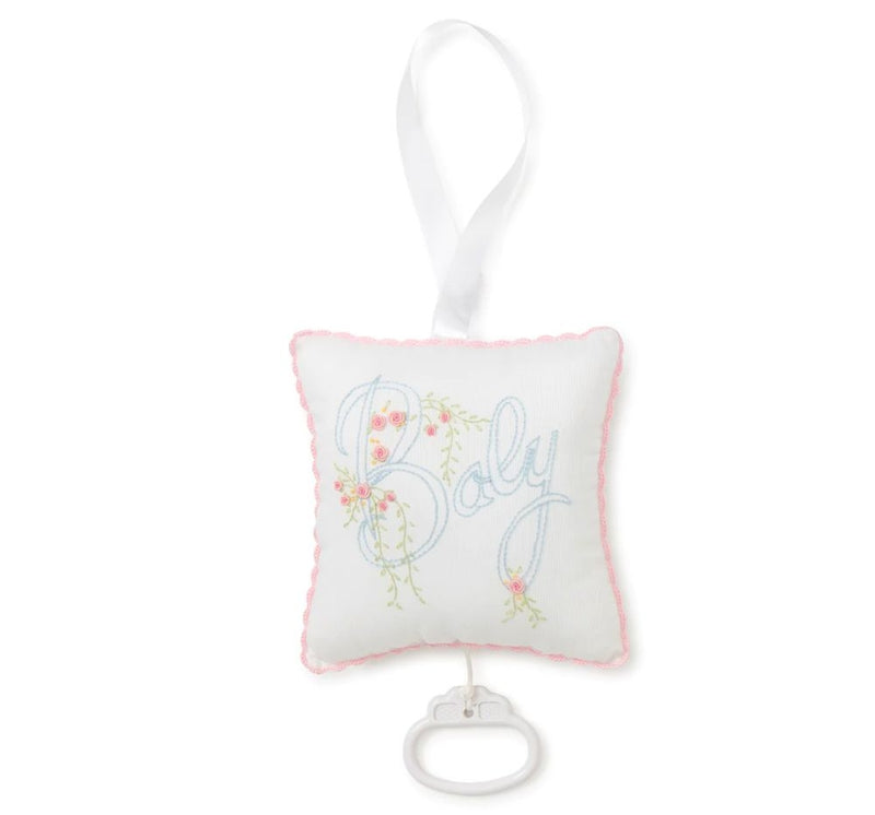 Almohada Musical Bordada Niña