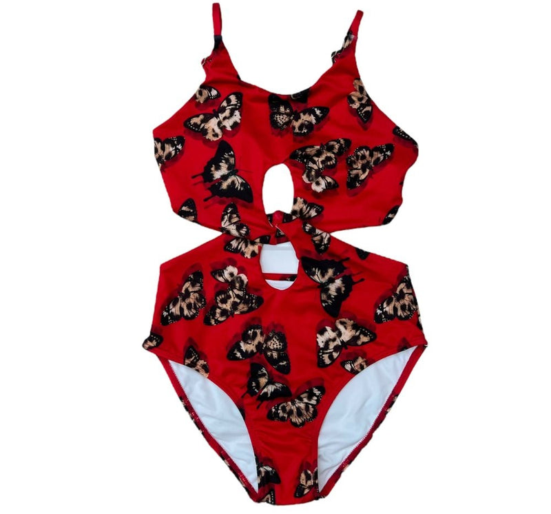 Traje De Baño Butterfly Red