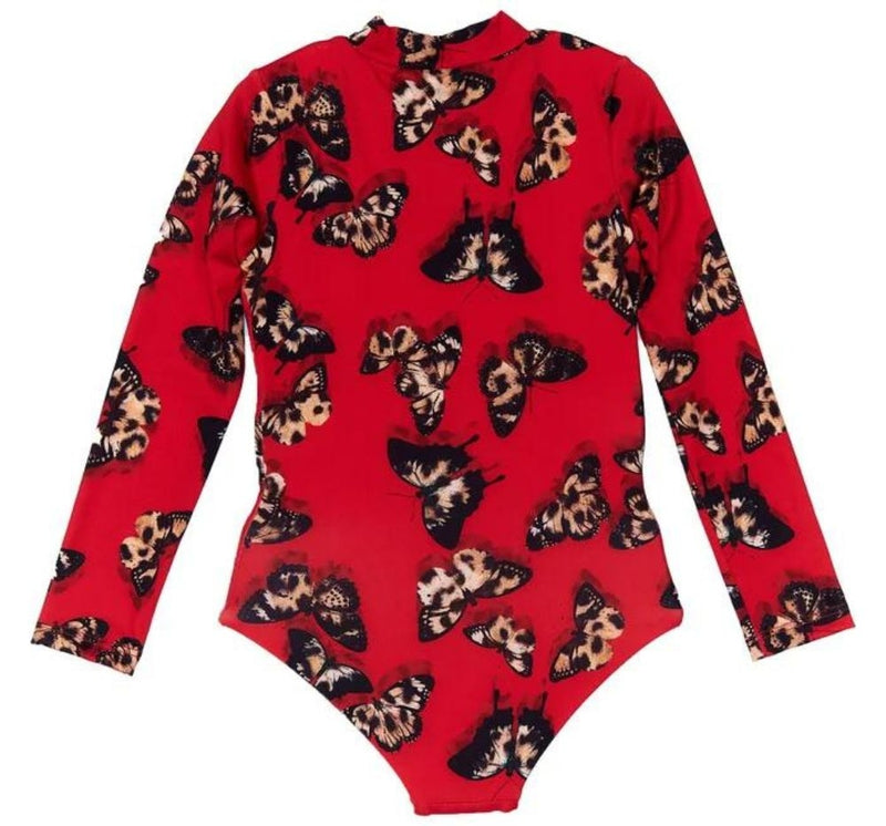 Traje De Baño Scuba Doo Butterfly Red