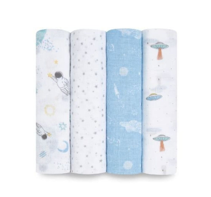 Paquete De 4 Mantas Espacio