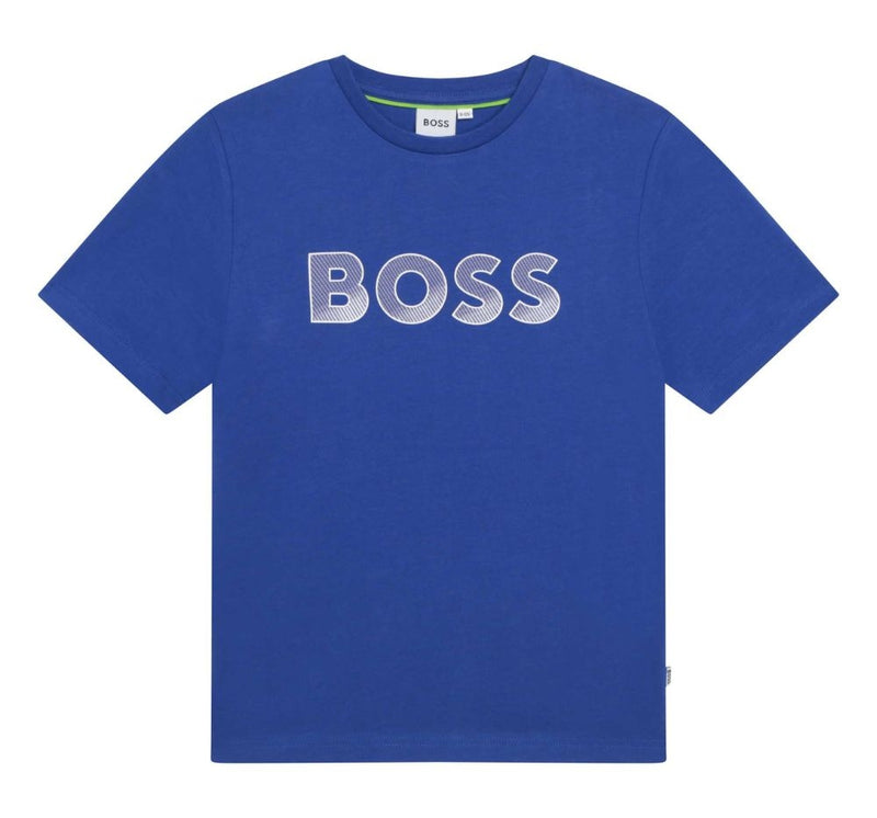 Playera Logo Boss Azul