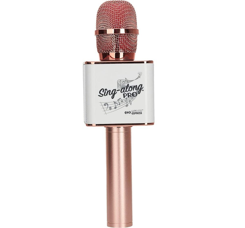 Microfono Sing A Long Pro Karaoke Bluetooth Rose Gold