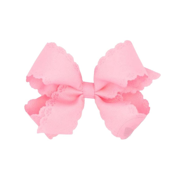 Med Eyelet Embossed Gg Bow Lt Pink