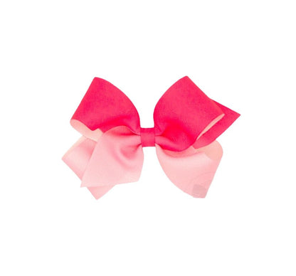 Mini Ombre Print GG Bow Bright Pink
