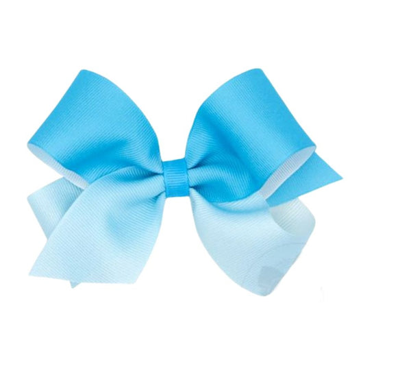 Med Ombre Print GG Bow Mystic Blue