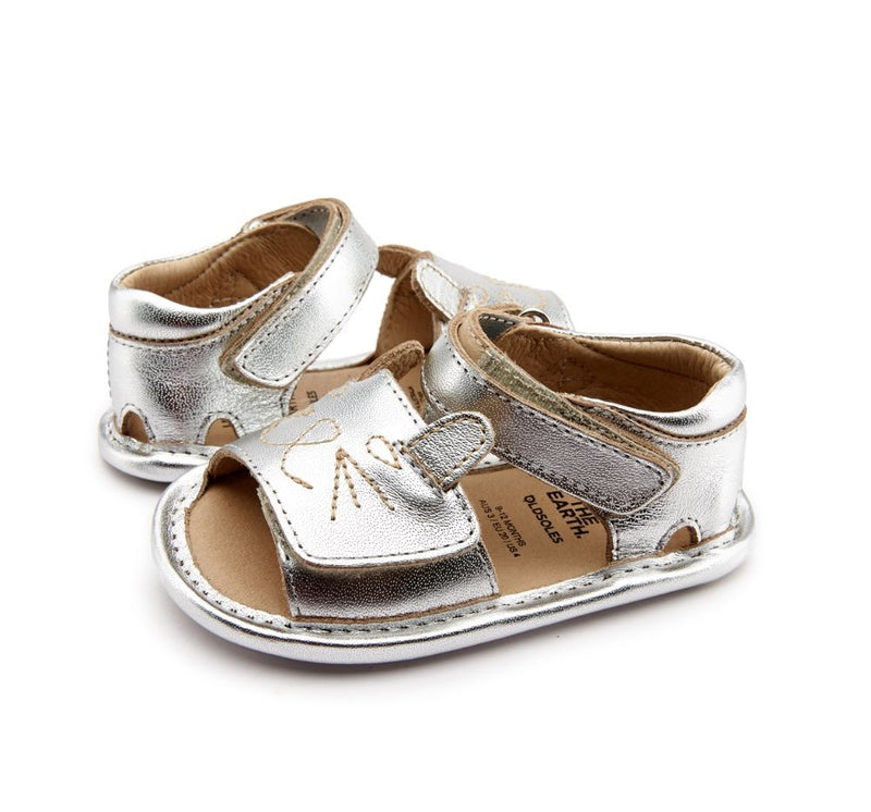 Sandalias Plateadas Baby Cutsie