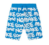 Shorts Azules Print "Make Some Noise"