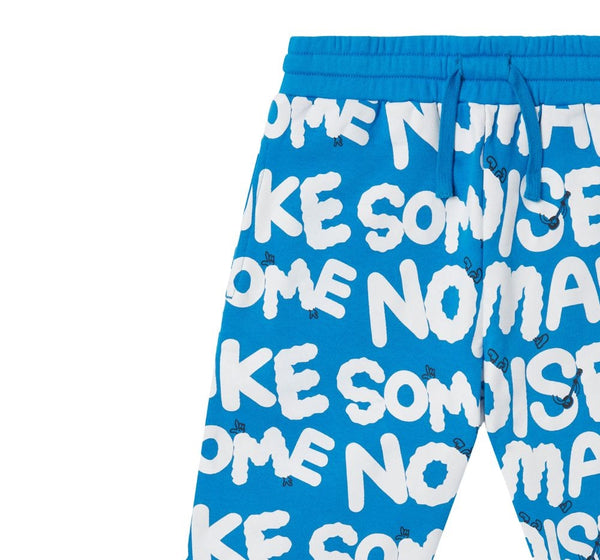 Shorts Azules Print "Make Some Noise"