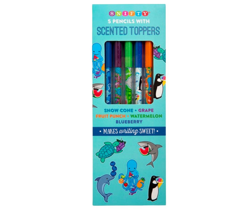 Pencil Toppers 5 Pack Aquarium
