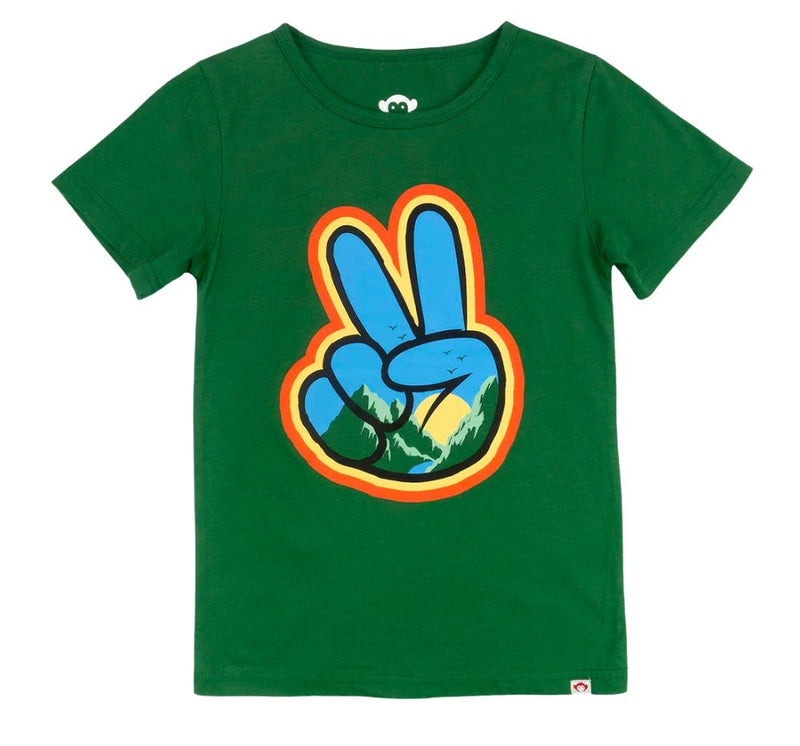 Camiseta de Manga Corta-World Peace Forest