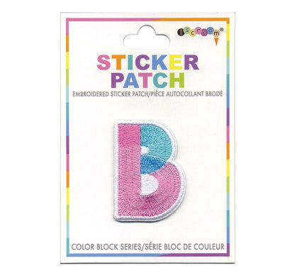 Parche Adhesivo Color Block Inicial B