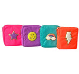 Pouch Pequeña Naranja Con Parche De Rayo