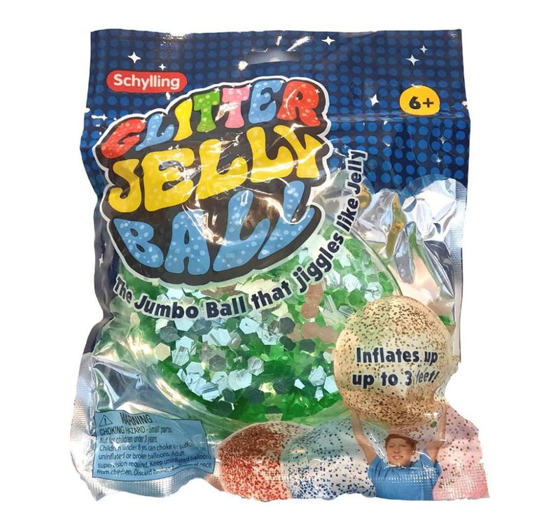 Jumbo Jelly Ball Glitterr Verde