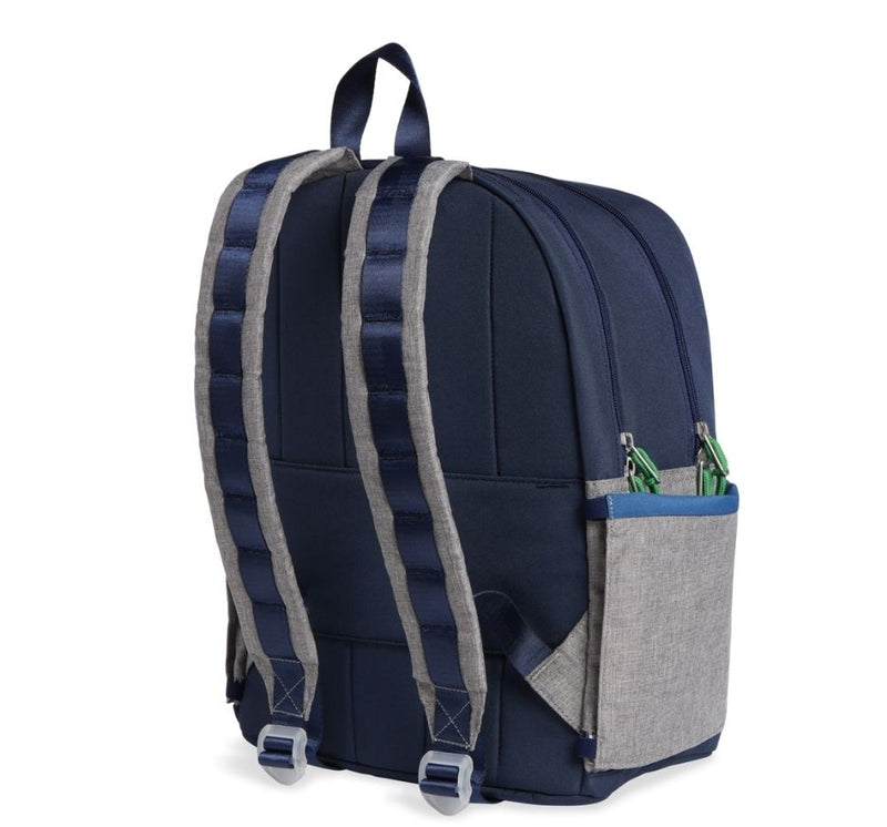Kane Kids Double Pocket Navy Heather Grey