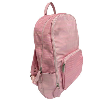 Weave Pocket Light Pink Backpack