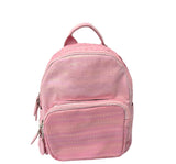 Mochila MINI Rosa Claro Weave Pocket