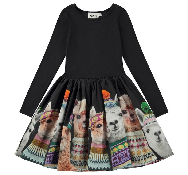 Vestido Negro Manga Larga Family Photo