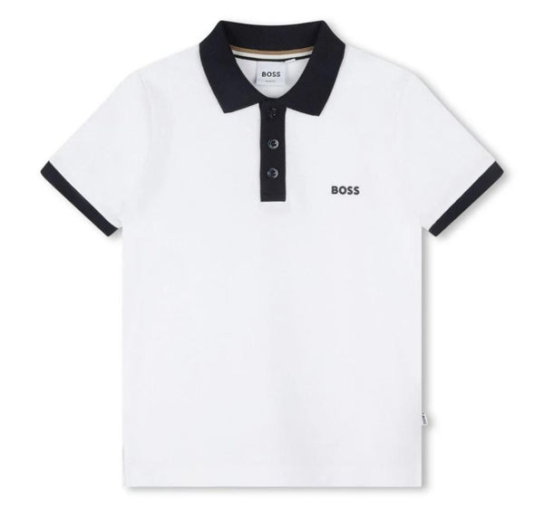Playera Tipo Polo Blanca