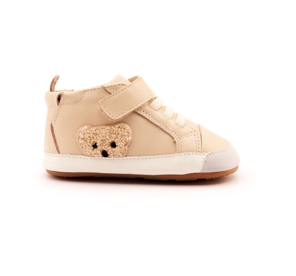 Zapatos Ted Baby Taupe/Blanco