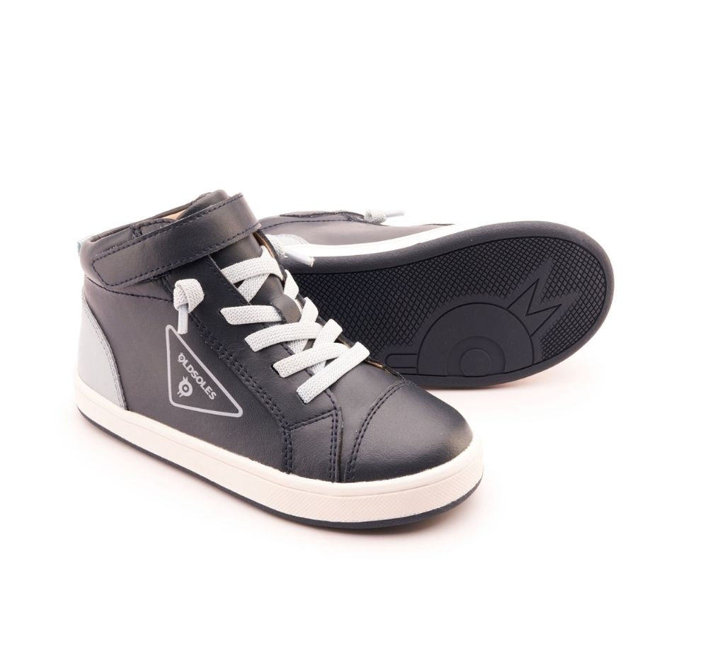 Tenis De Bota Azul Marino