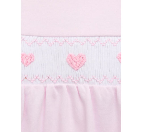 Mameluco Rosa Con Detalles Corazones
