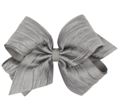 King Crush Taffeta/Gg Overly Bow Grey
