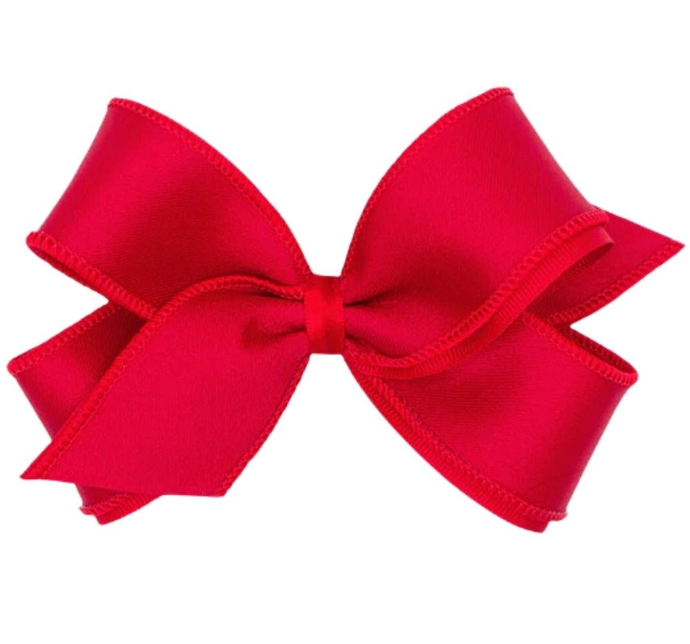 King Jewel Satin/Gg Overly Bow Red
