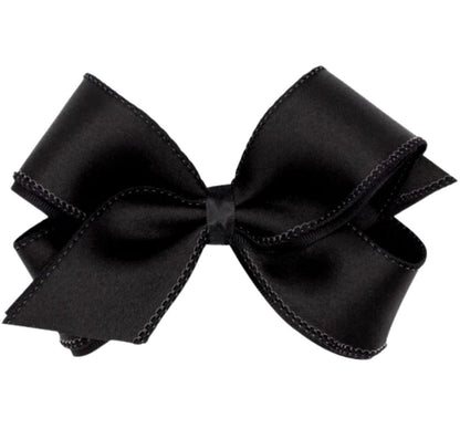 King Jewel Satin/Gg Overly Bow Black