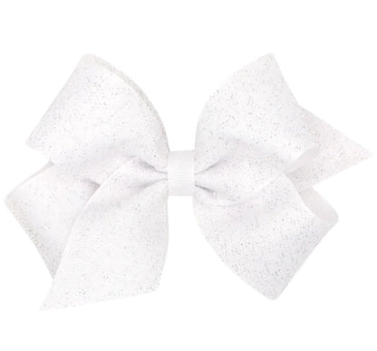 King Sparkle Tulle/Gg Overly Bow White