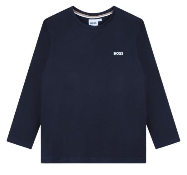Playera Marga Larga Navy
