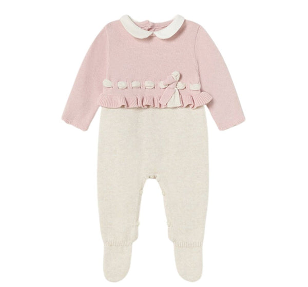 Mameluco Rosa/Beige
