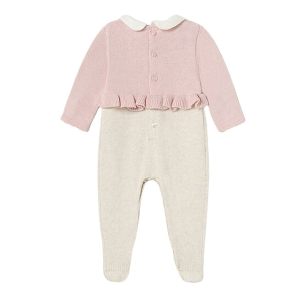 Mameluco Rosa/Beige