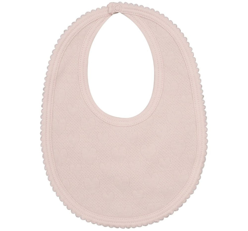 Babero Rosa Hearts Jacquard