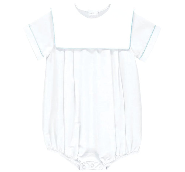 Romper Clásico White Blue