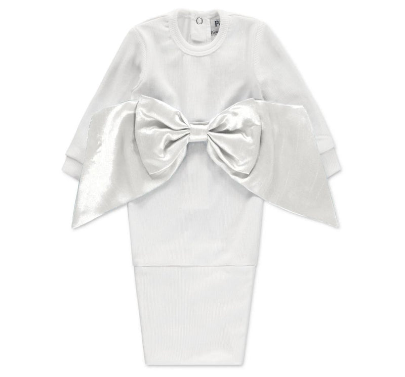 Classic Day Gown Bow Bag White