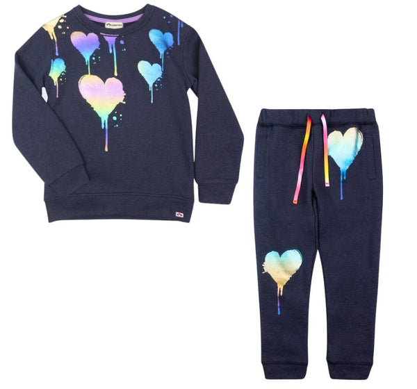 Sudadera Y Pantas Charcoal Heather