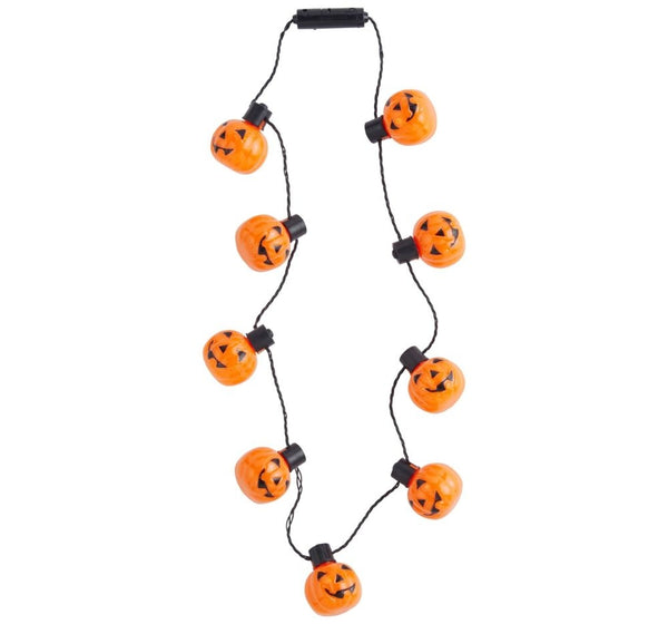 Collar Luces Calabazas