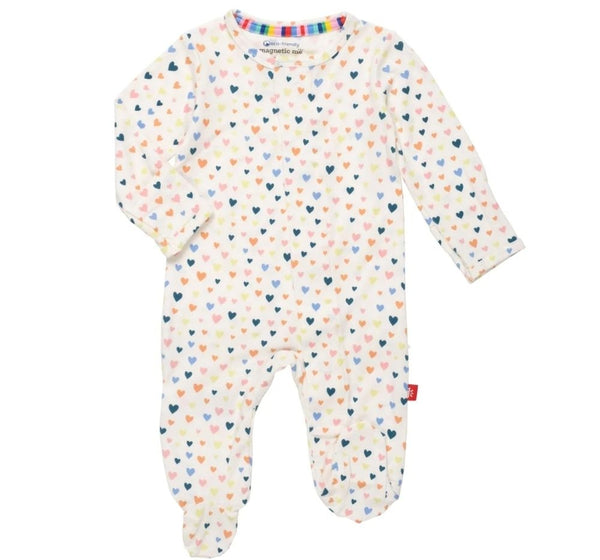 Love At Furst Site Magnetic Ruffle Butt Footie