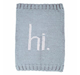 Cobija Tejida "HI" Surf Blue