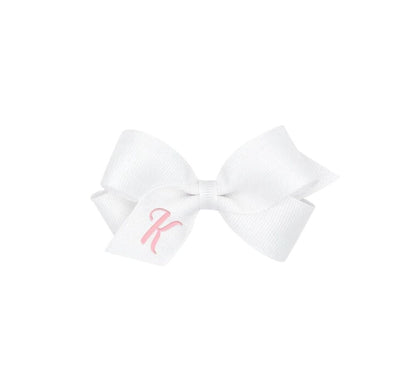 Mini Monogram Gro Bow White K