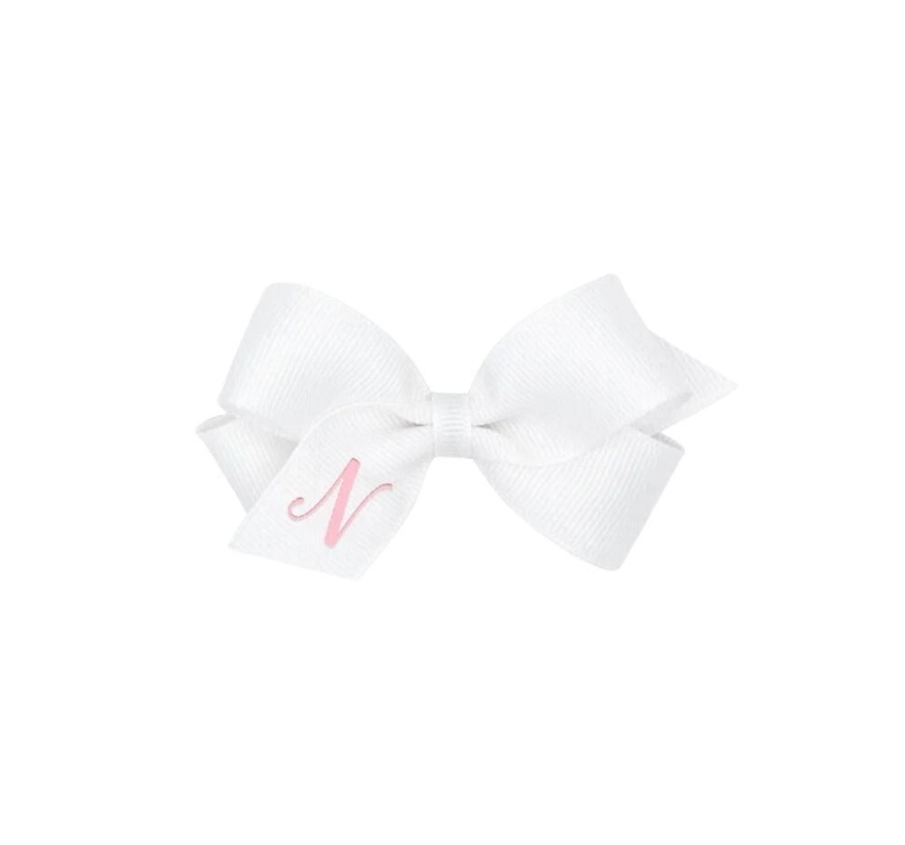 Mini Monogram Gro Bow White N