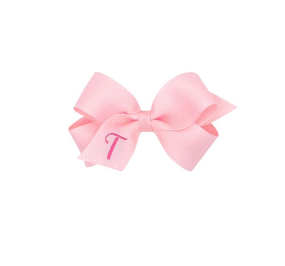 Mini Monogram Gro Bow Light Pink T