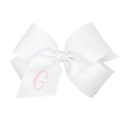 King Monogram Gro Basic White G