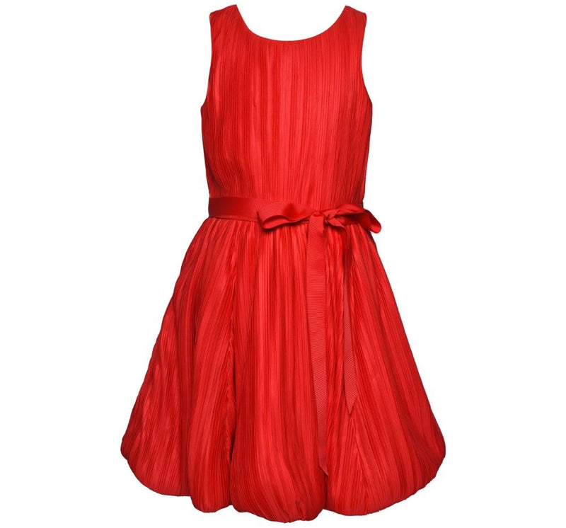 Vestido Plisado Rojo