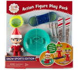 Action Figure Plays Snow Sports