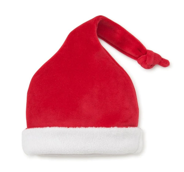 Velour Stocking Hat Santas Sleigh Red