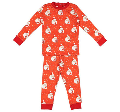 Red Santa Glows Boy Pijama