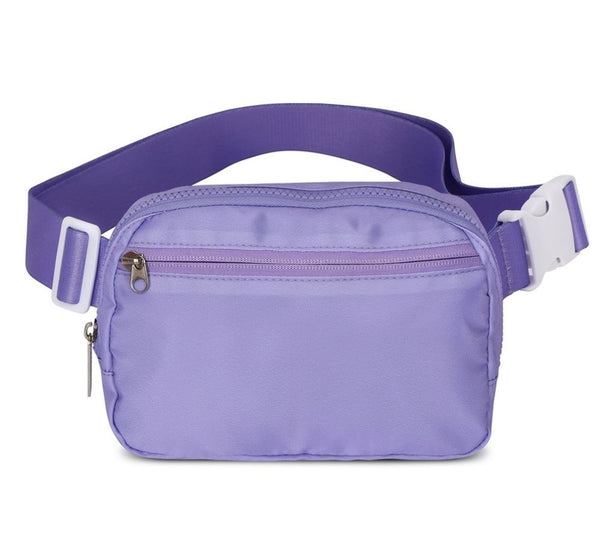 Lavender Nylon Belt Bag
