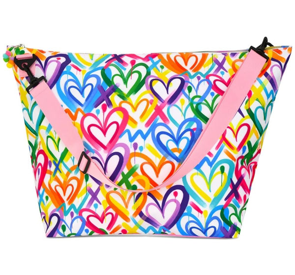 Corey Paige Hearts Weekender Bag
