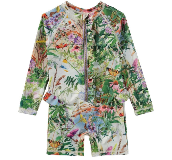 Suit In An All Over Print Wild Nature